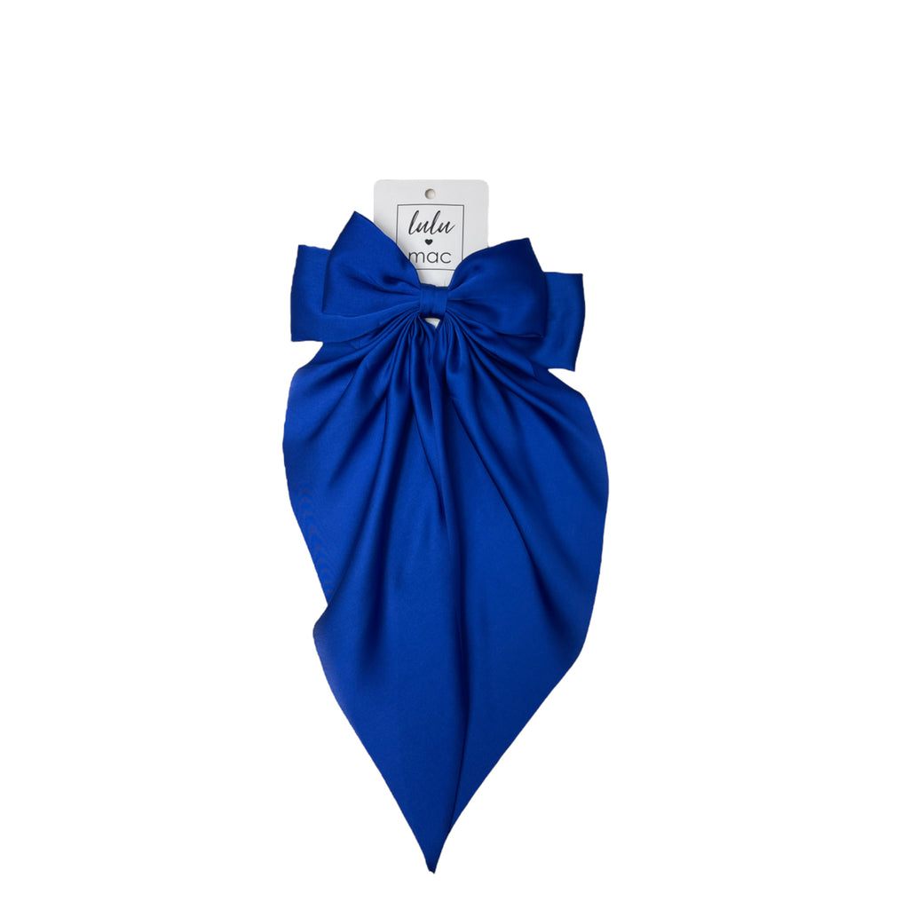 Ddl 2270 Large Satin Bow Royal Girliegirloriginals