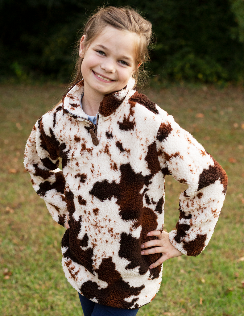 Kids best sale sherpa pullover