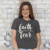 LM-24 Faith Over Fear Dark Grey Heather