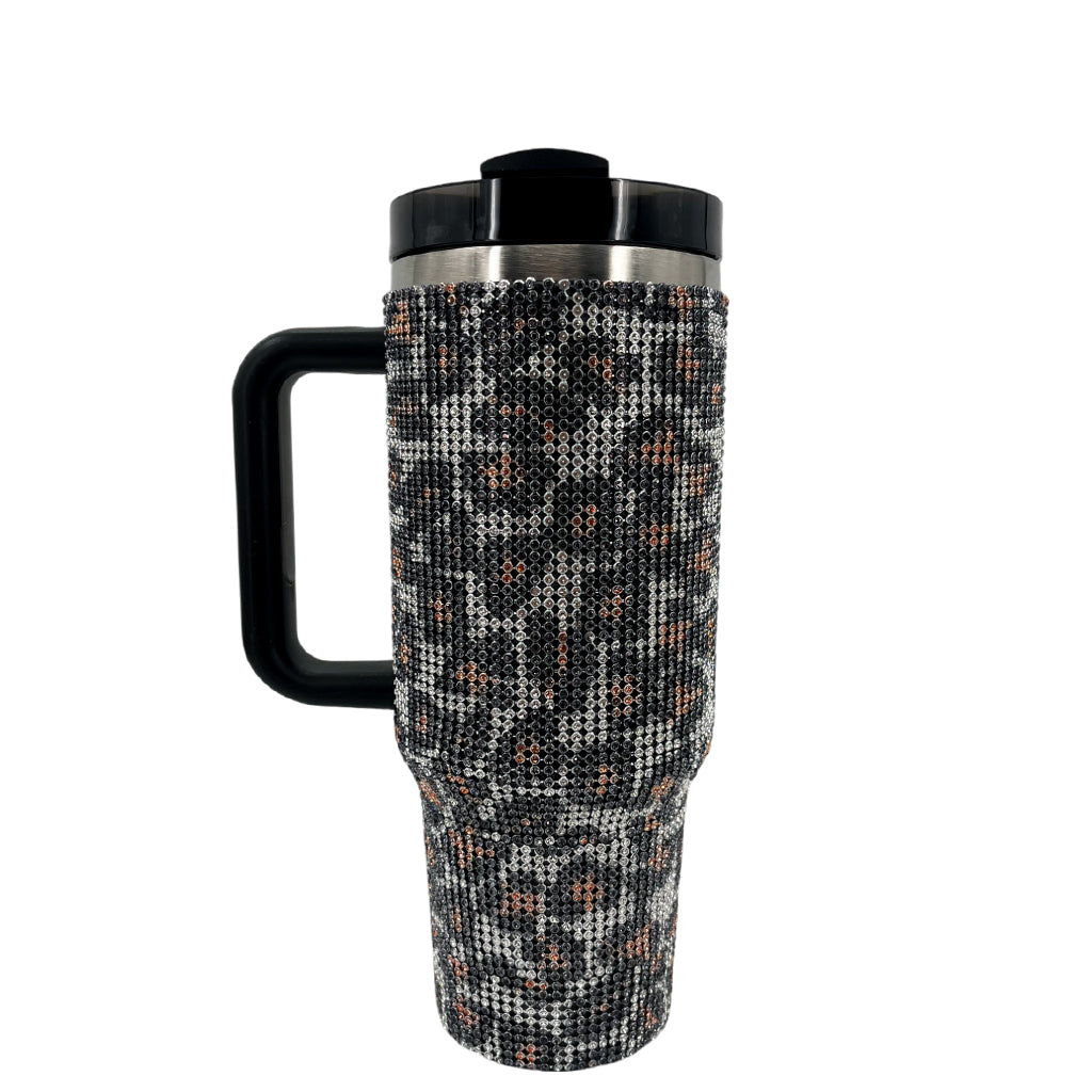 SC-4412-D Morgan Tumbler Diamond Leopard