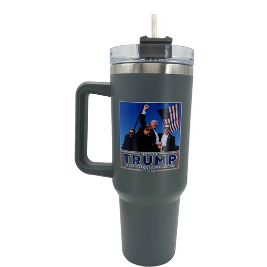 TR-4412- TRUMP TUMBLER GREY