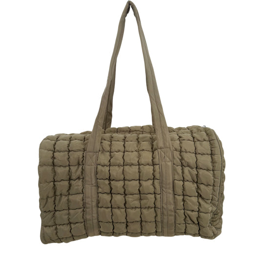 GZ-2812 Puffer Quilted Duffle Olive Green