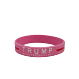 TR-0811 TRUMP 2024 SILICONE BRACELET PINK