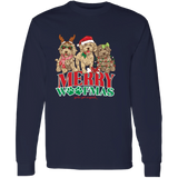 2701 Merry Woofmas LS-Navy