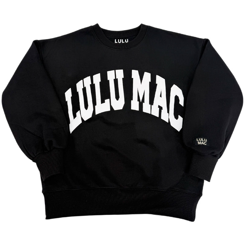 Lulu Mac Sweatshirt Black/White