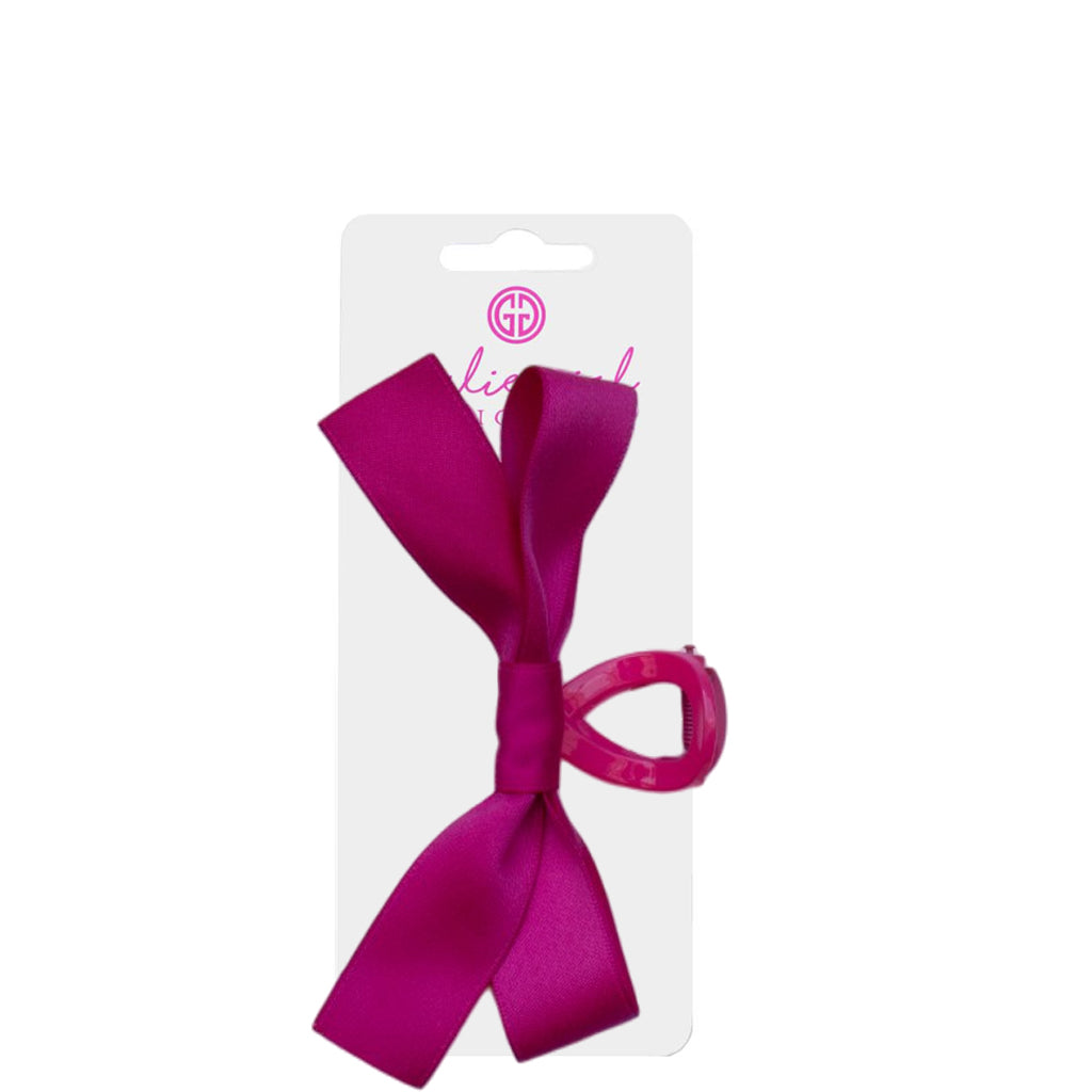 HCRB-24 Clip with Ribbon Hot Pink