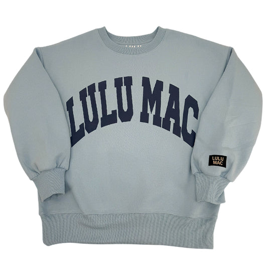 Lulu Mac Sweatshirt Baby Blue/Navy