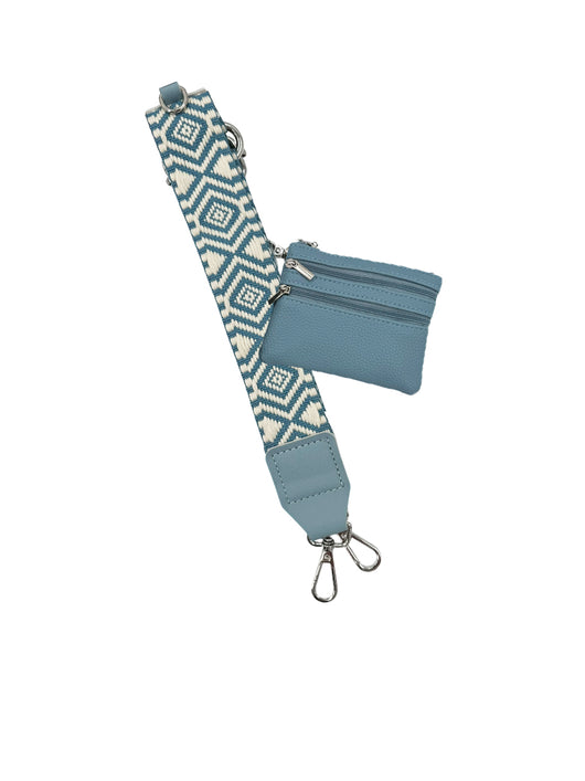 CG8844-18 Cell Phone Crossbody Blue White