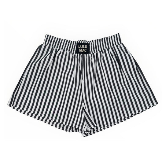 BXST- BLACK STRIPED BOXER SHORT