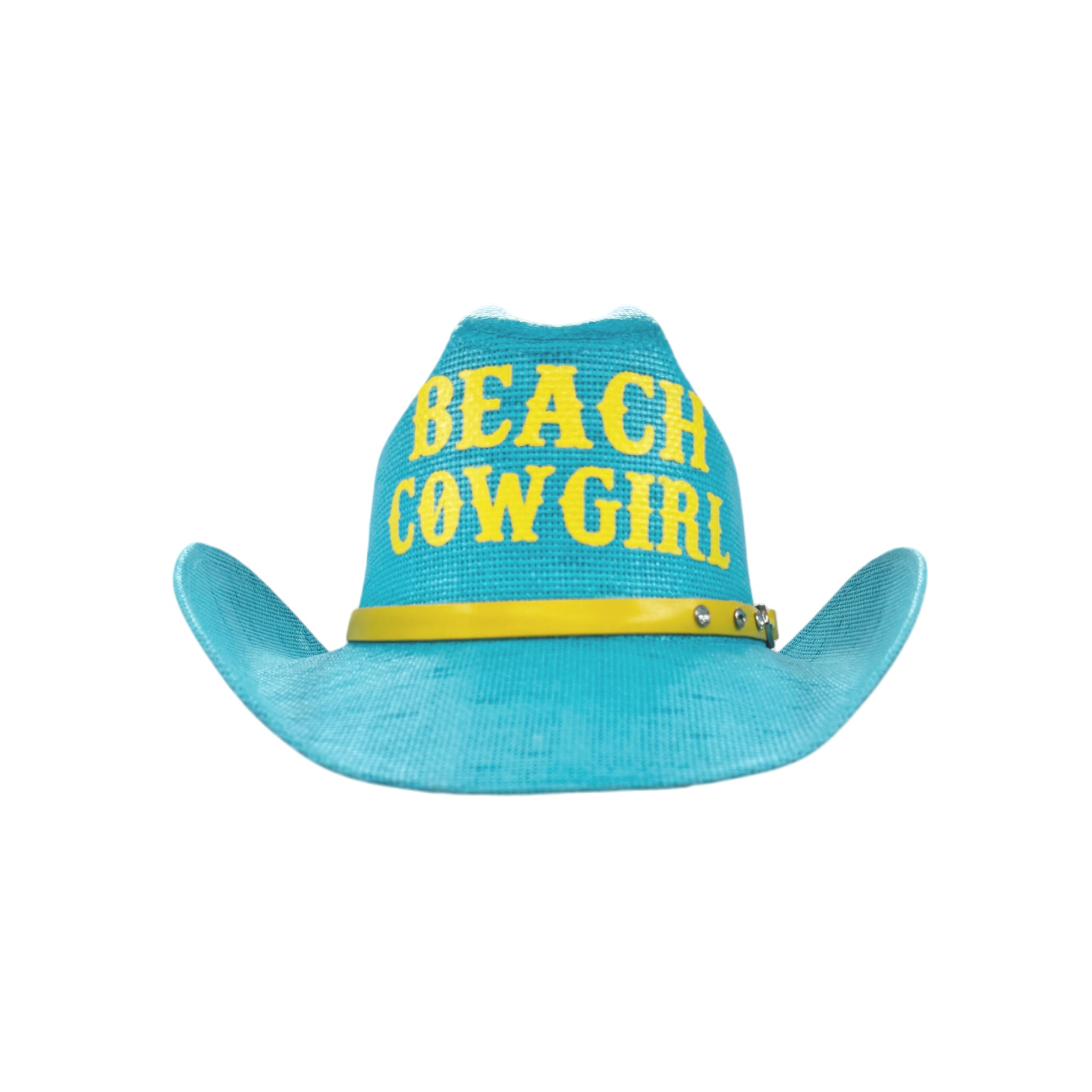 CH-1043-BEACH COWGIRL BLUE/YELLOW