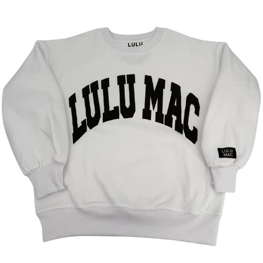 Lulu Mac Sweatshirt White/Black