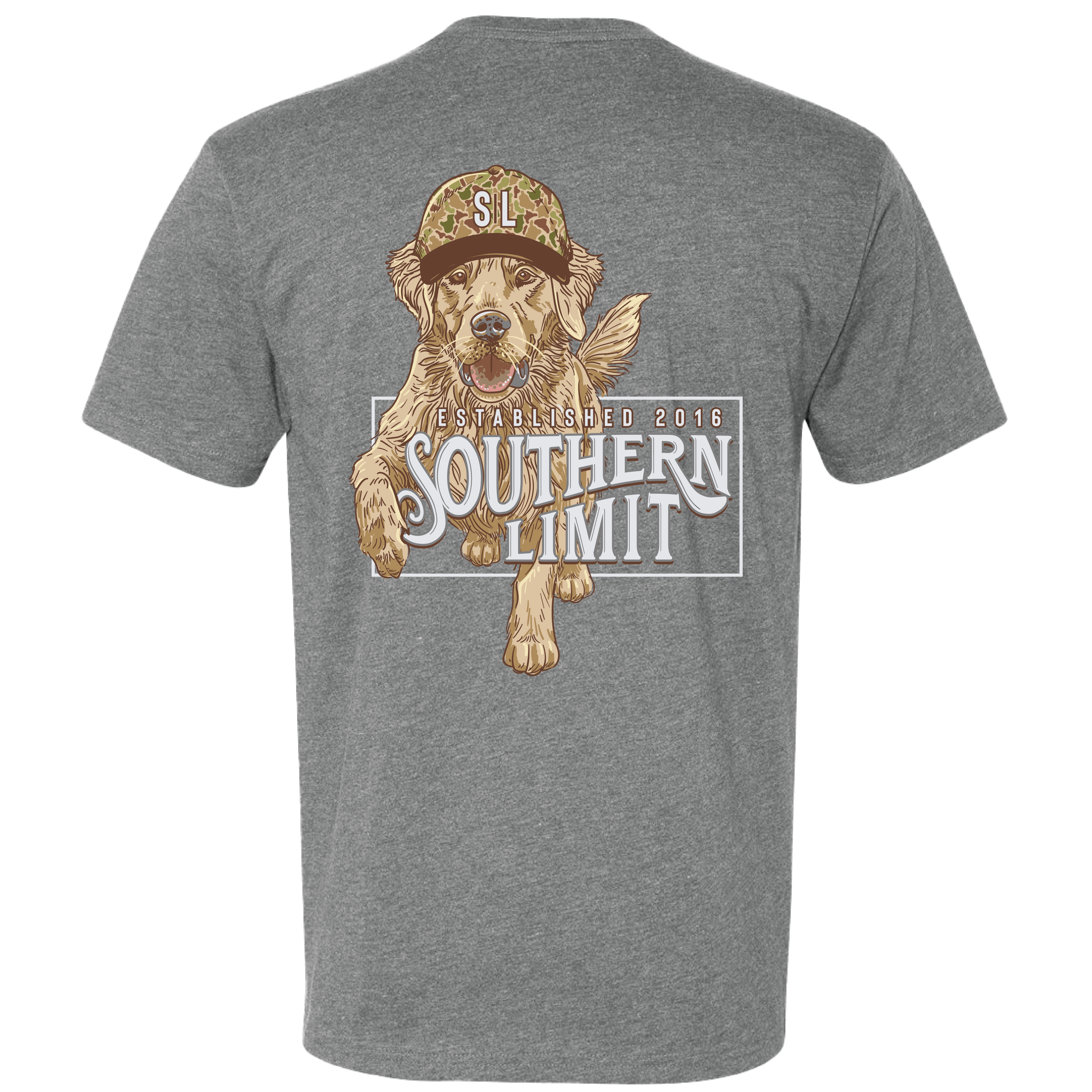 127 Camo Dog Heather Grey