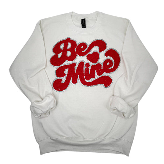 SW-6723 BE MINE Sweatshirt WHITE