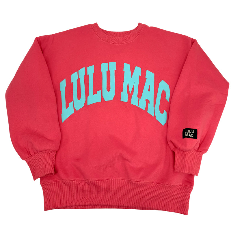 Lulu Mac Sweatshirt Coral/Mint