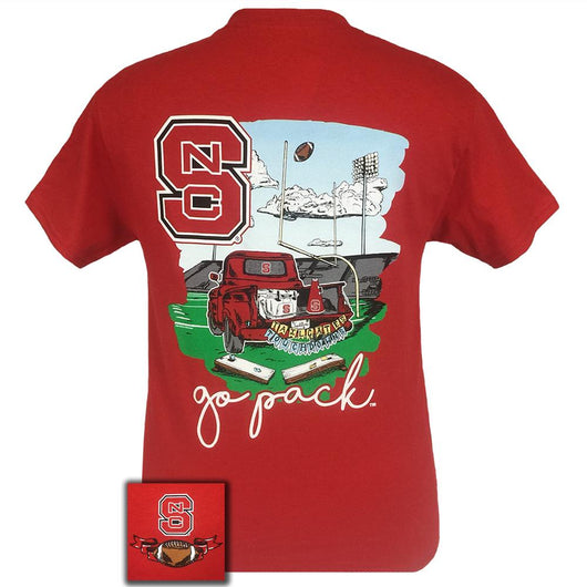 Tailgates and Touchdowns North Carolina Red Short Sleeve ...